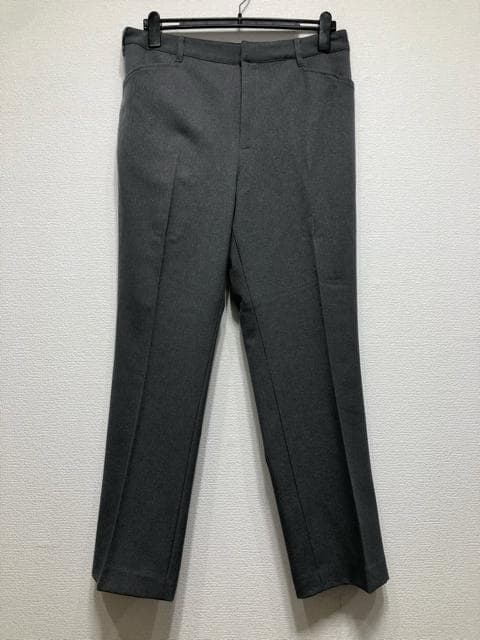 新品☆3Lグレー系無地♪ストレートパンツスーツ♪お仕事・通勤◯D392