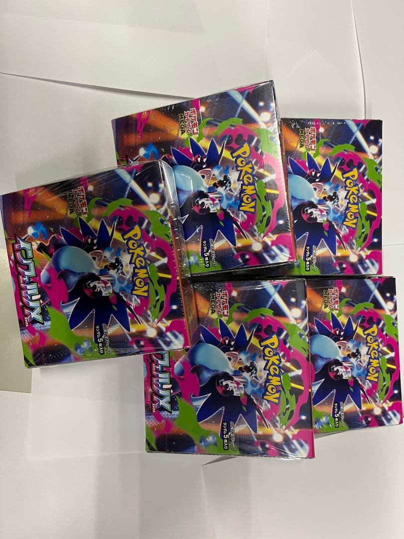 ポケモンカードインフェルノXシュリンク付き未開封5BOX ポケモンカードゲーム 【シュリンク付き】ポケモンカードゲーム MEGA