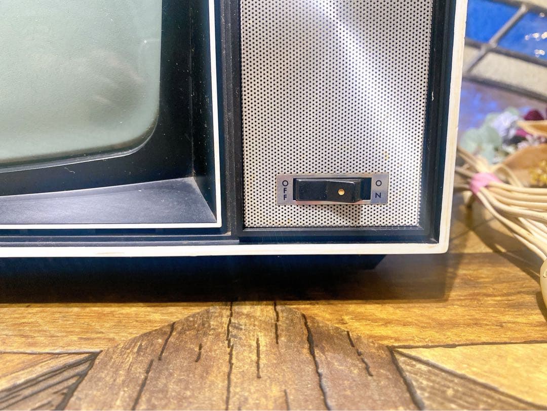 三菱 テレビ 12P3100U 当時物 インテリア昭和レトロ アンティーク