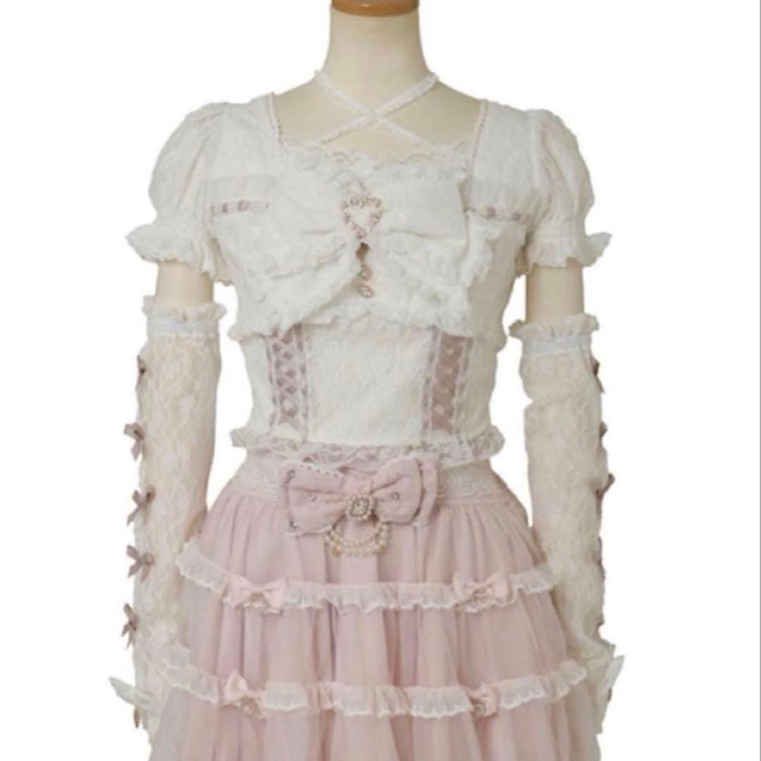 アームウォーマー付ビスチェトップス - メルカリ