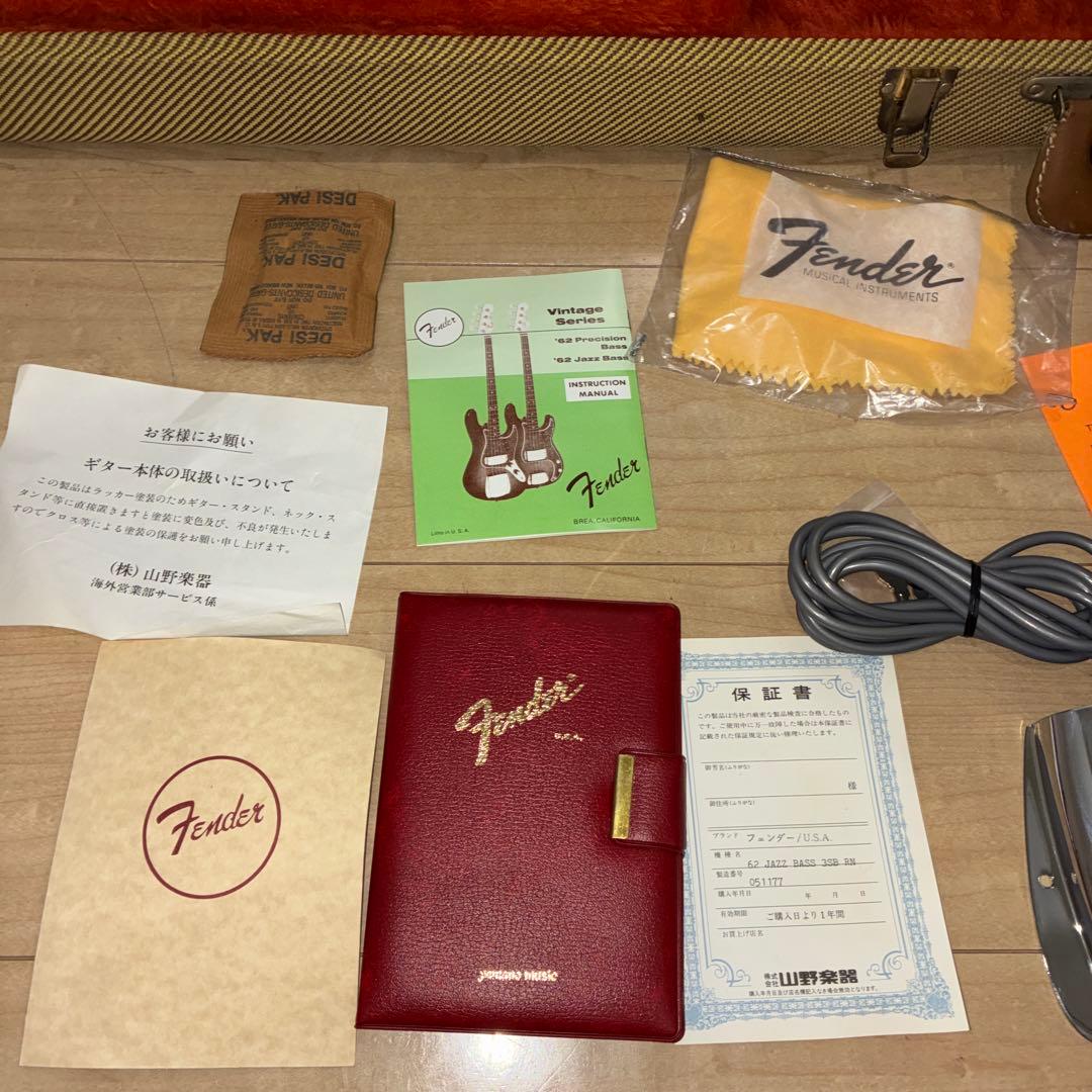 激レアFender U.S.Vintage '62 Jazz Bass USA