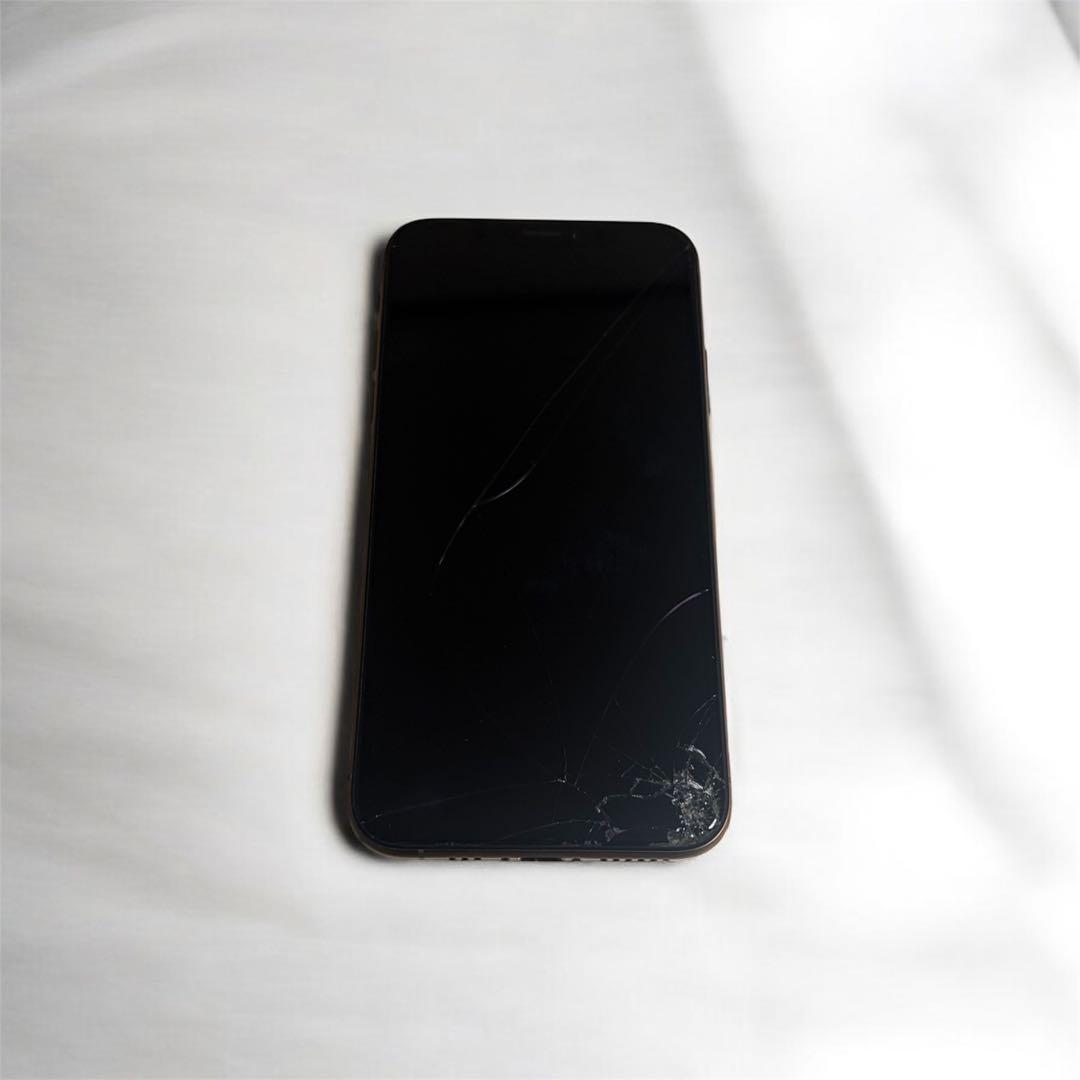 ジャンク】iPhone XS 本体 64GB ゴールド 画面下部タッチ操作不可