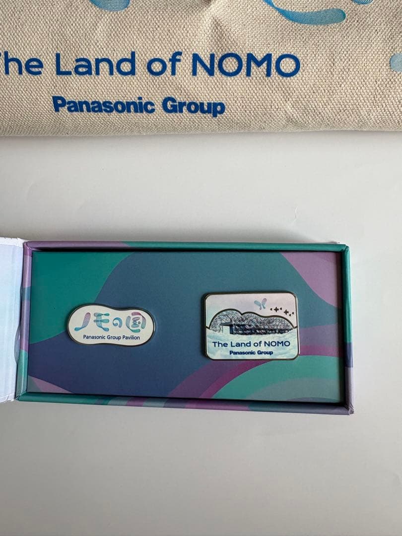 大阪万博 「ノモの国」 ピンバッジ パナソニックグループ トートバッグ付