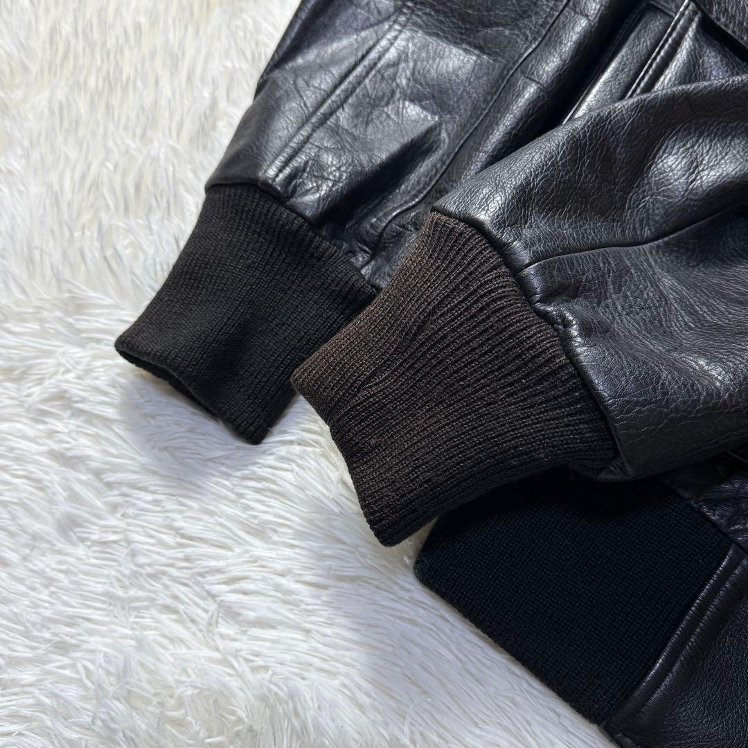 90s】G-1 フライトレザージャケット M 襟ボア・ライナー付き完品