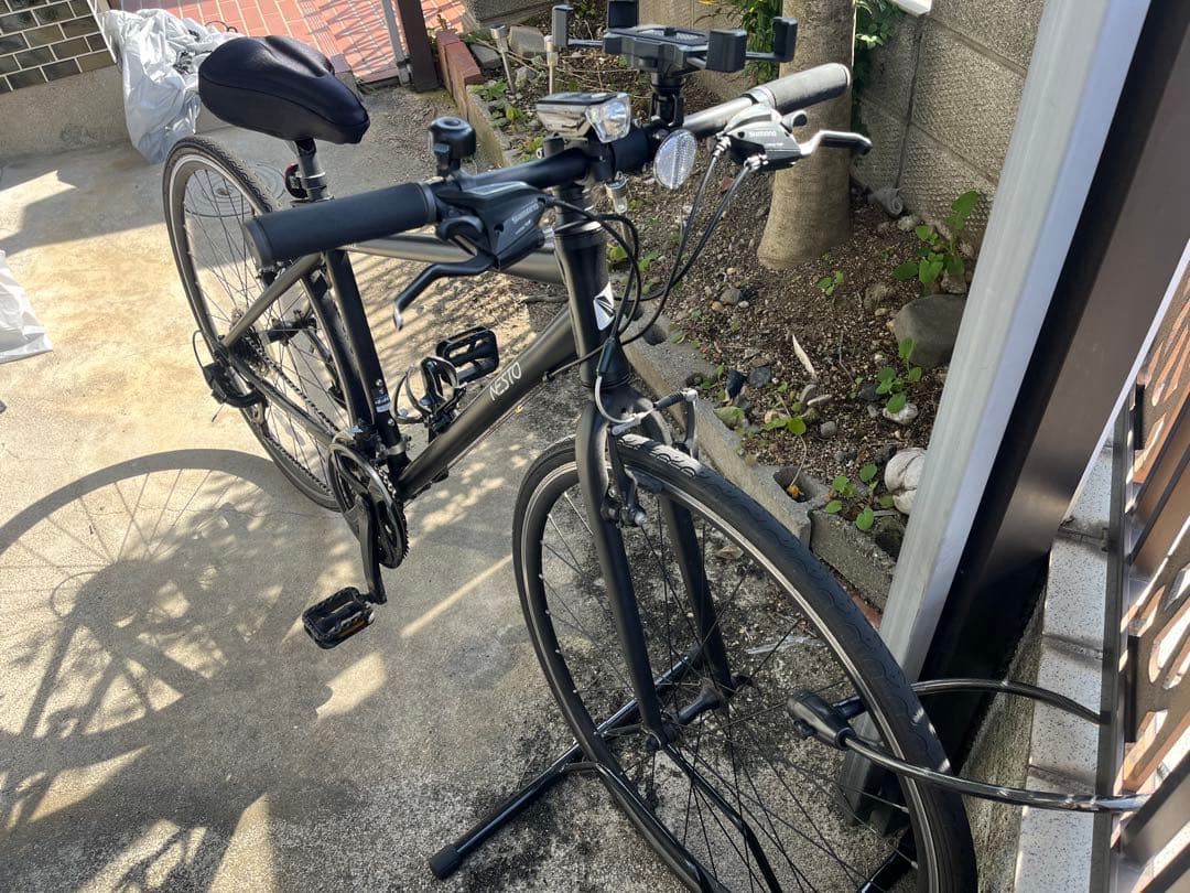 NESTO 6061クロスバイク 黒！！ Amazon | 【完全組立配送】NESTO(ネスト) 超軽量クロスバイク 700×32C