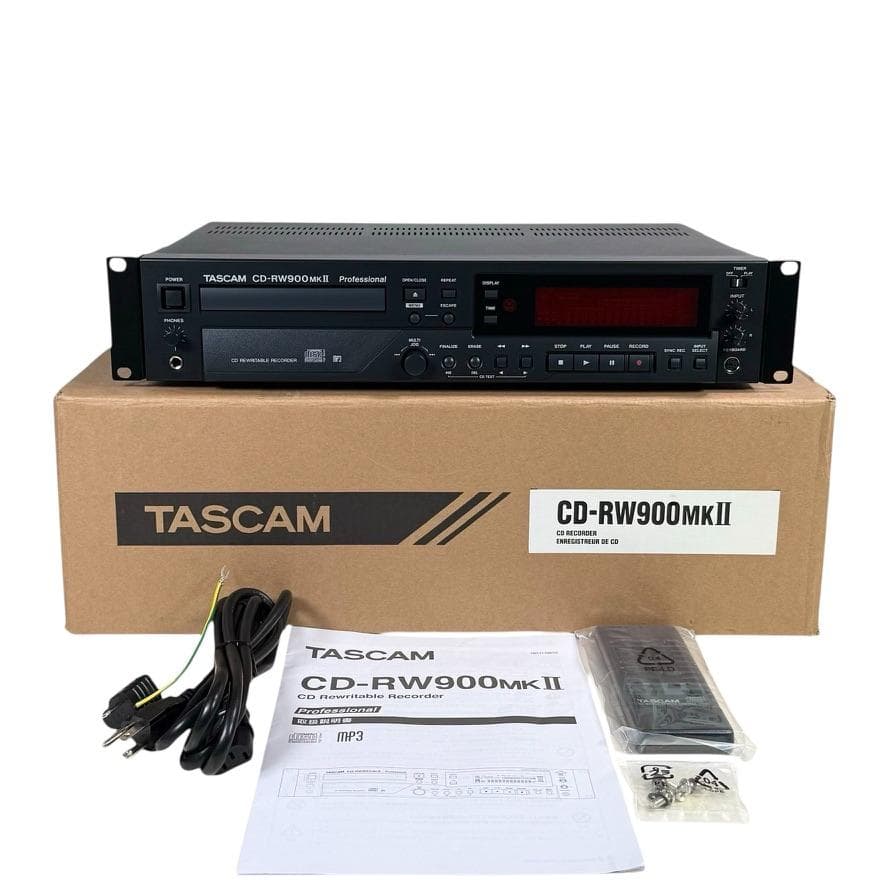 ◆美品・CD再生履歴0時間◆TASCAM CDレコーダー CD-RW900MK2 ◇CD再生履歴0時間◇TASCAM CDレコーダー CD-RW900MK2 - メルカリ