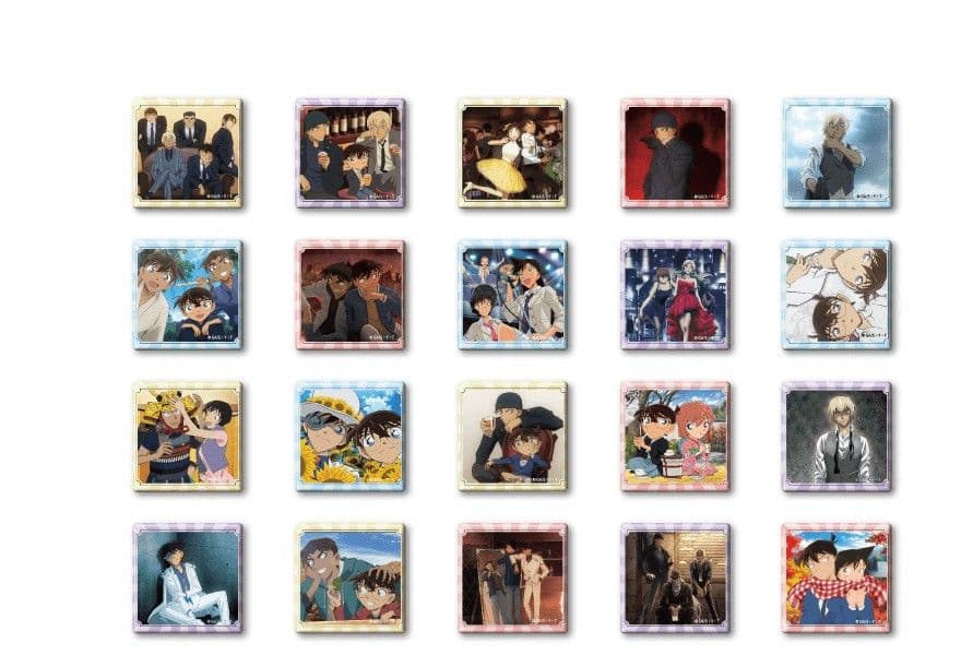 名探偵コナン　コナンランド　メモリアル缶バッジ　コンプリートBOX 2種