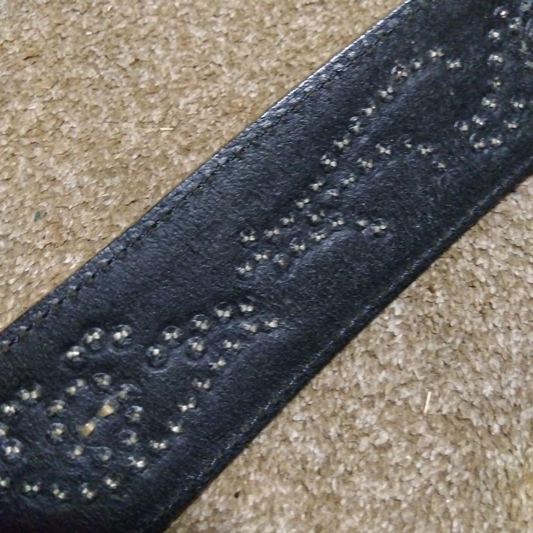 32inch W.C.L.C レザー スタッズベルト ブラック - メルカリ