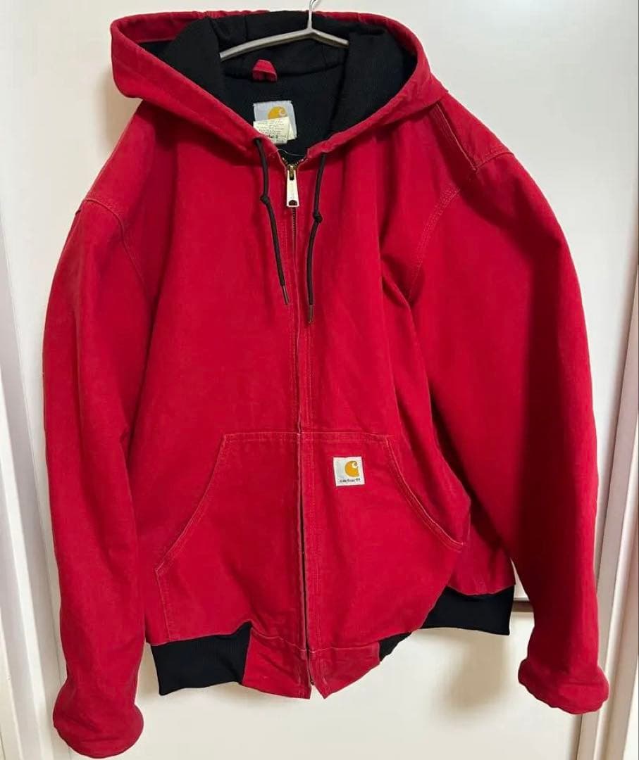 Carhartt アクティブジャケット　レッド　赤 中古・古着通販】CarHartt (カーハート) 80-90s アクティブジャケット