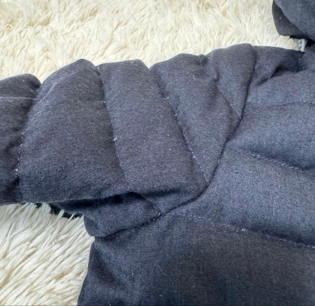 たの様専用】TATRASタトラスネイビーAラインウールロングダウンダウン