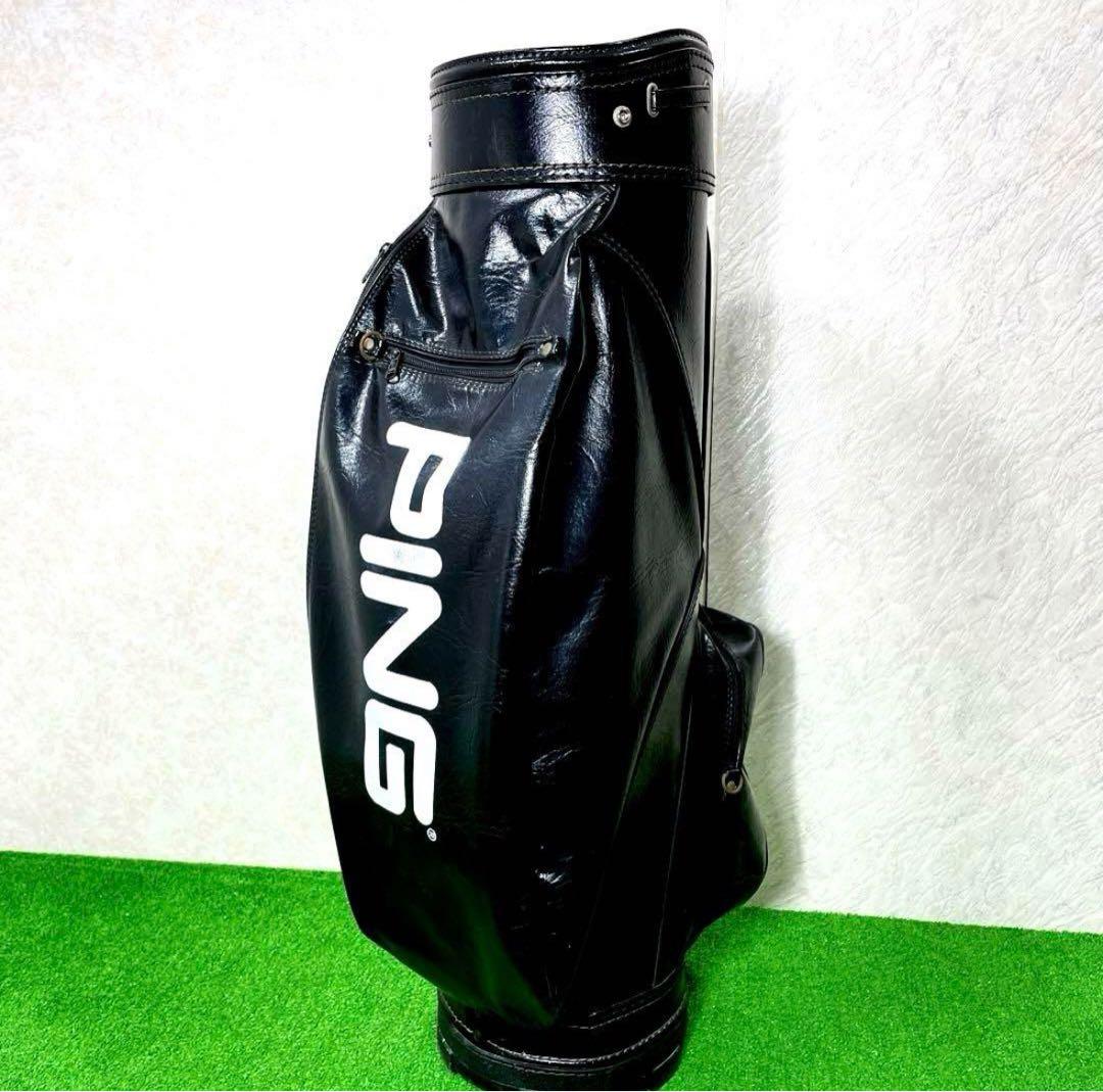 激レア】【限定品】PING ピン 本革 ビンテージ キャディバッグ - メルカリ