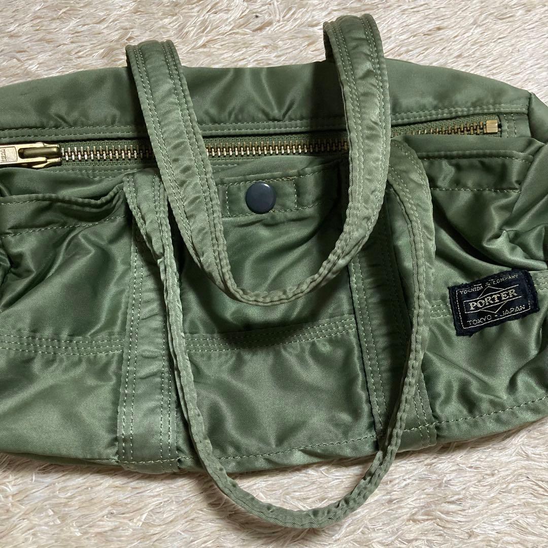希少色】PORTER ポーター タンカー ミニボストン S セージグリーン