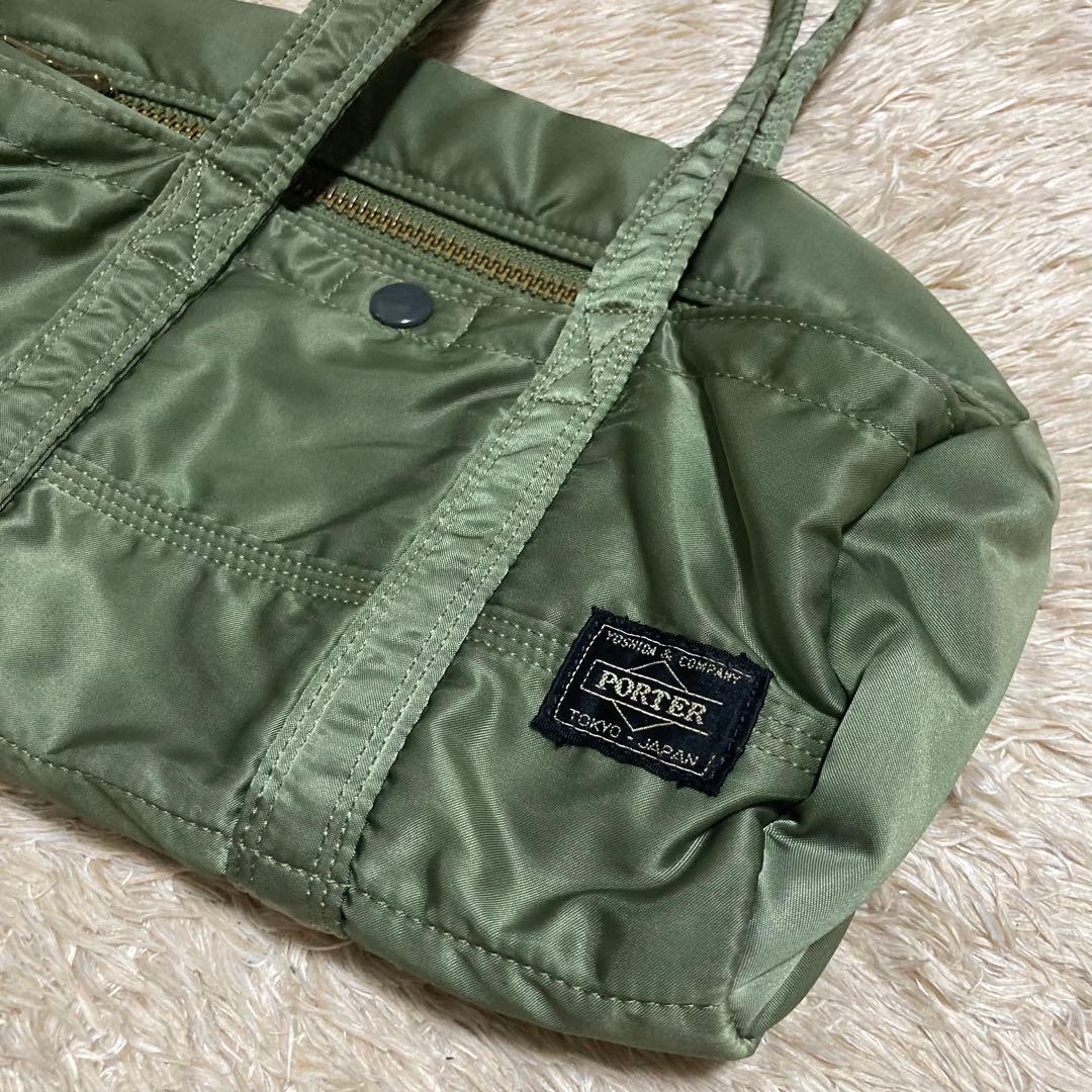 希少色】PORTER ポーター タンカー ミニボストン S セージグリーン