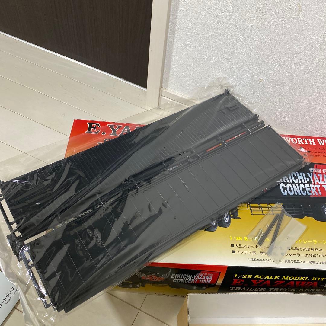 激レア！未組立 矢沢永吉 トランポ スペシャル トレーラートラック プラモデル