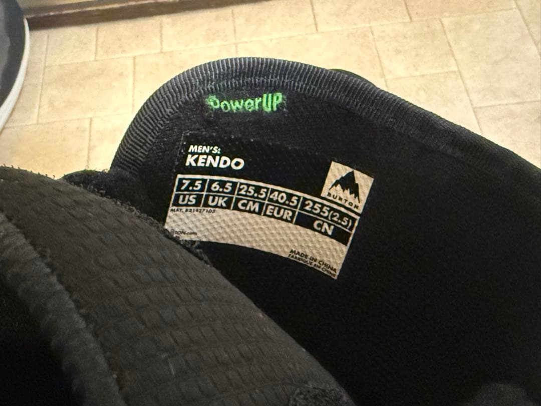 BURTON KENDO スノーボードブーツ ブラック 25.5cm