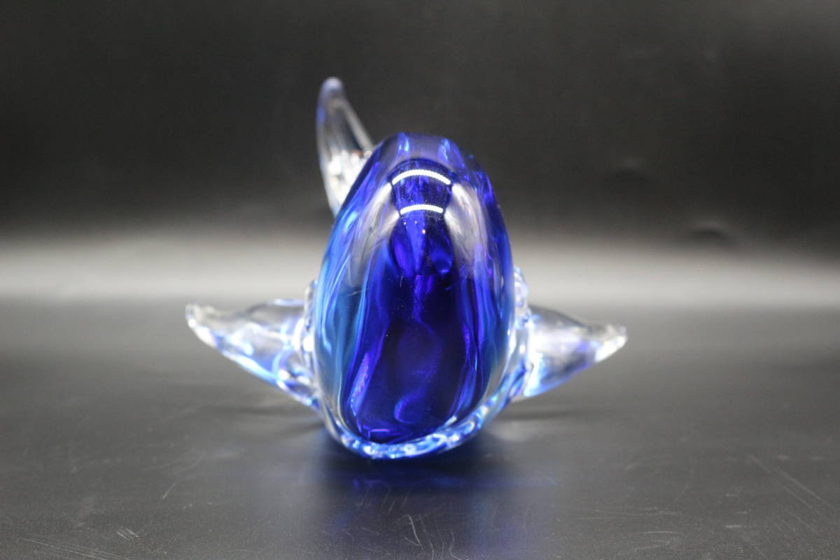 Marcolin / クジラ / 鯨 / クリスタルガラス / オブジェ / 置物