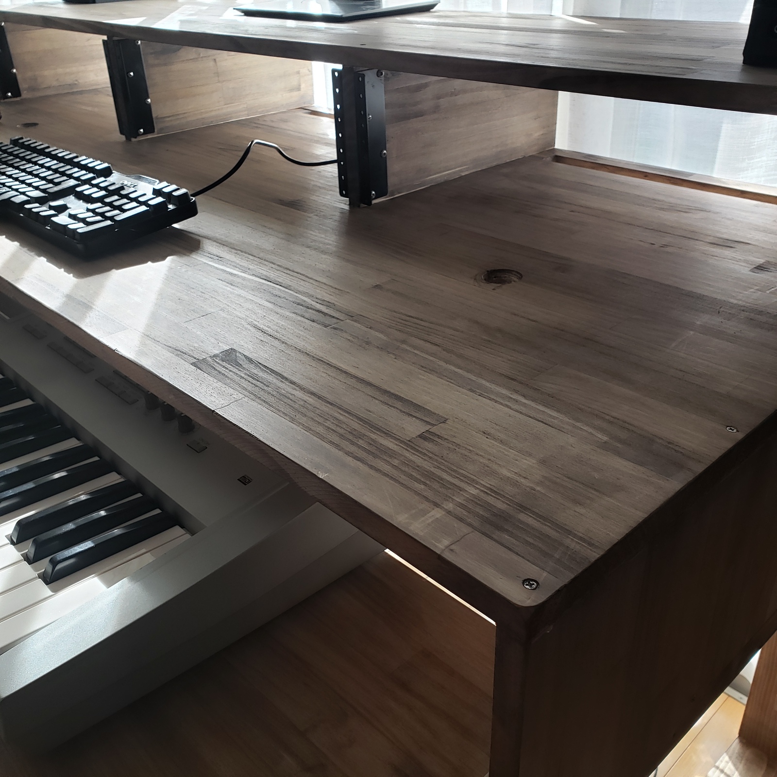 DTMデスク S-152-70 3Uラック付き output platform キーボード