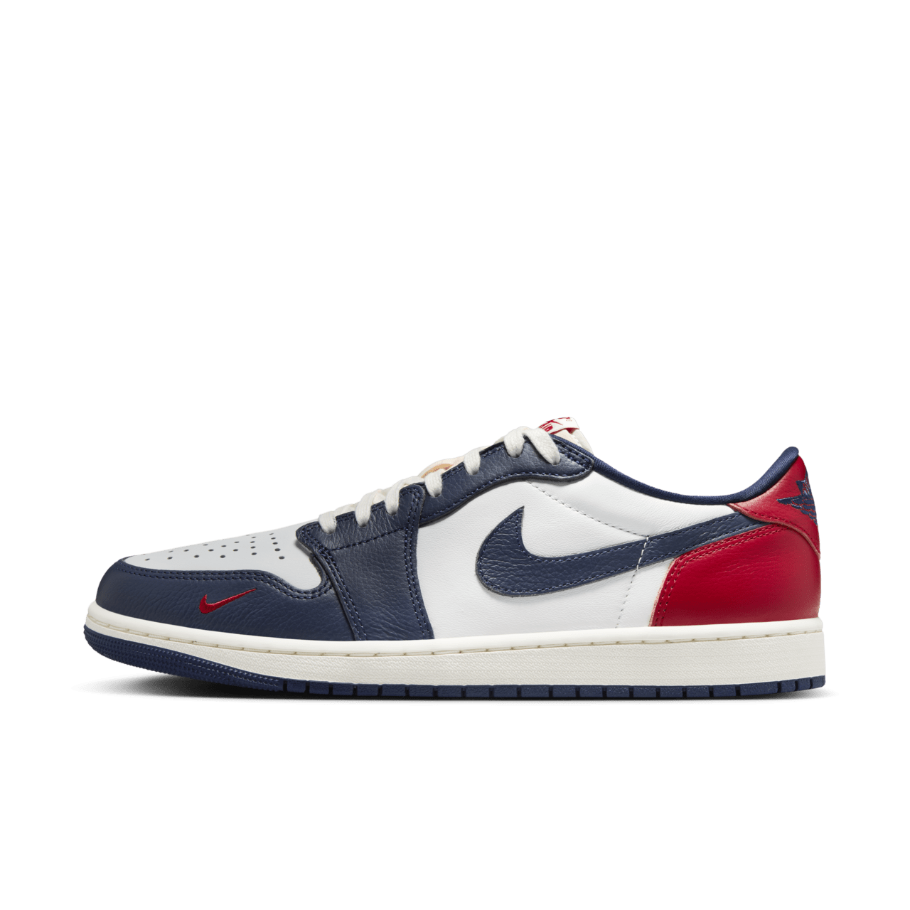 Air Jordan 1 Low OG 'Gym Red & Midnight Navy' (HQ2993-100) Release