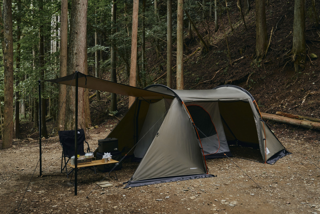 CAMPの可能性を広げる！マルチウェイが魅力の新作テント「Evadock 2