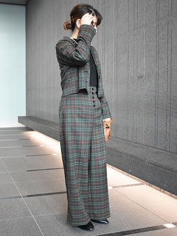 レトロタータンチェック柄セットアップ - ベルーナ【公式】