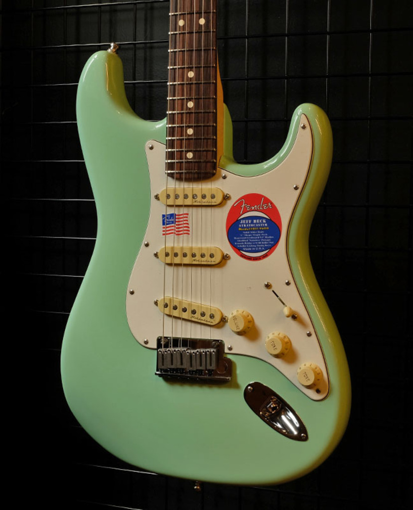 Fender USA Jeff Beck Stratocaster (Surf Green) 【傷有り特価