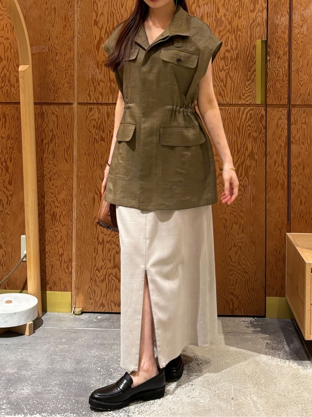 大人気 / コンチネンタルリネンベスト - Drawing Numbers(ドローイング