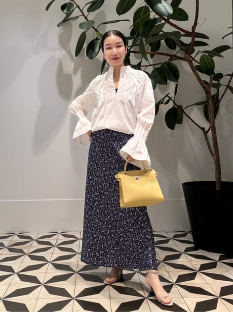 レジェフラワープリント マーメイドスカート｜トゥモローランド 公式通販