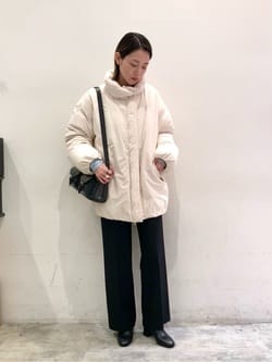 ウールモヘヤナイロン ルーズニットプルオーバー