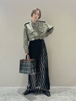 HYKE＞クロップド ジャケット