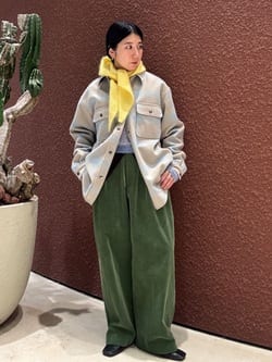 6(ROKU)＞アルパカウールナイロン ポロニット