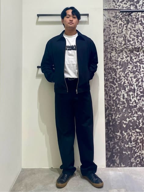 メンズ コットン 長袖 ジップアップジャケット 