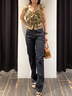 MOUSSY | MVS CENTER PRESS ストレートデニム (ストレート ) |SHEL