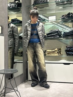 LAGUA GEM | FINE CRASH STRAIGHT デニム (ストレート ) |SHEL'TTER