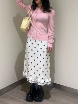 SLY | MICHIXSLY DOTS スカート (スカート(ミディアム) ) |SHEL'TTER