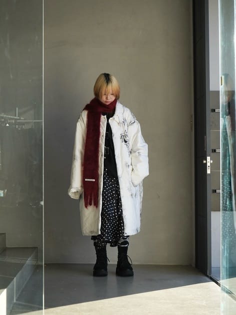 BLACK COMME des GARCONS＞エステルスパンブロード製品後加工SH (1P