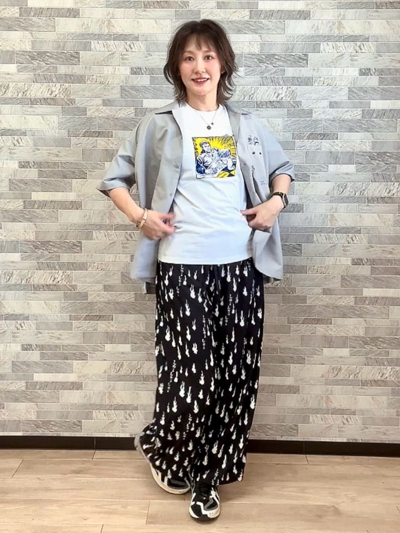 人魂 パターン｜イージーパンツ｜ユニセックス｜グラニフ(graniph)公式