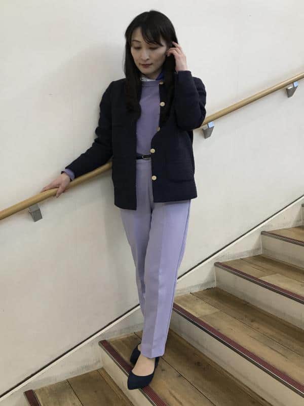 ノーカラージャケット《ツイード》 (MN23TJK-23) | ANCHOR WOMAN