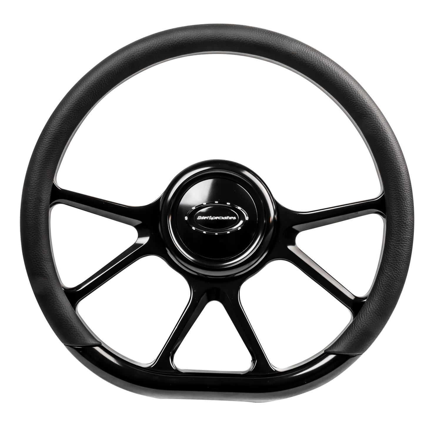 Billet Specialties BLK29475 Billet Specialties Half-Wrap Steering