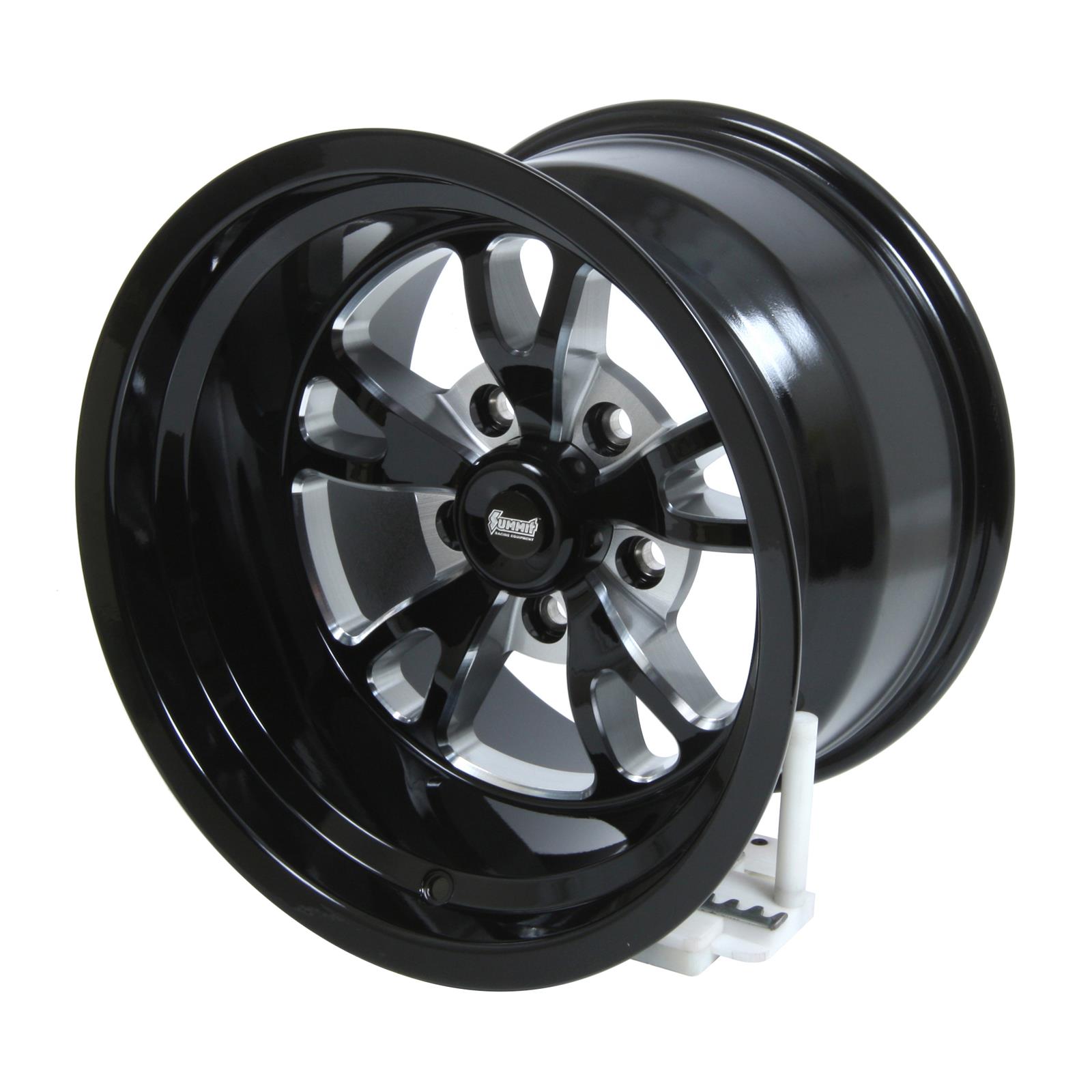 Summit Racing SUM-149B-5173N25 Summit Racing™ Venom Black Milled
