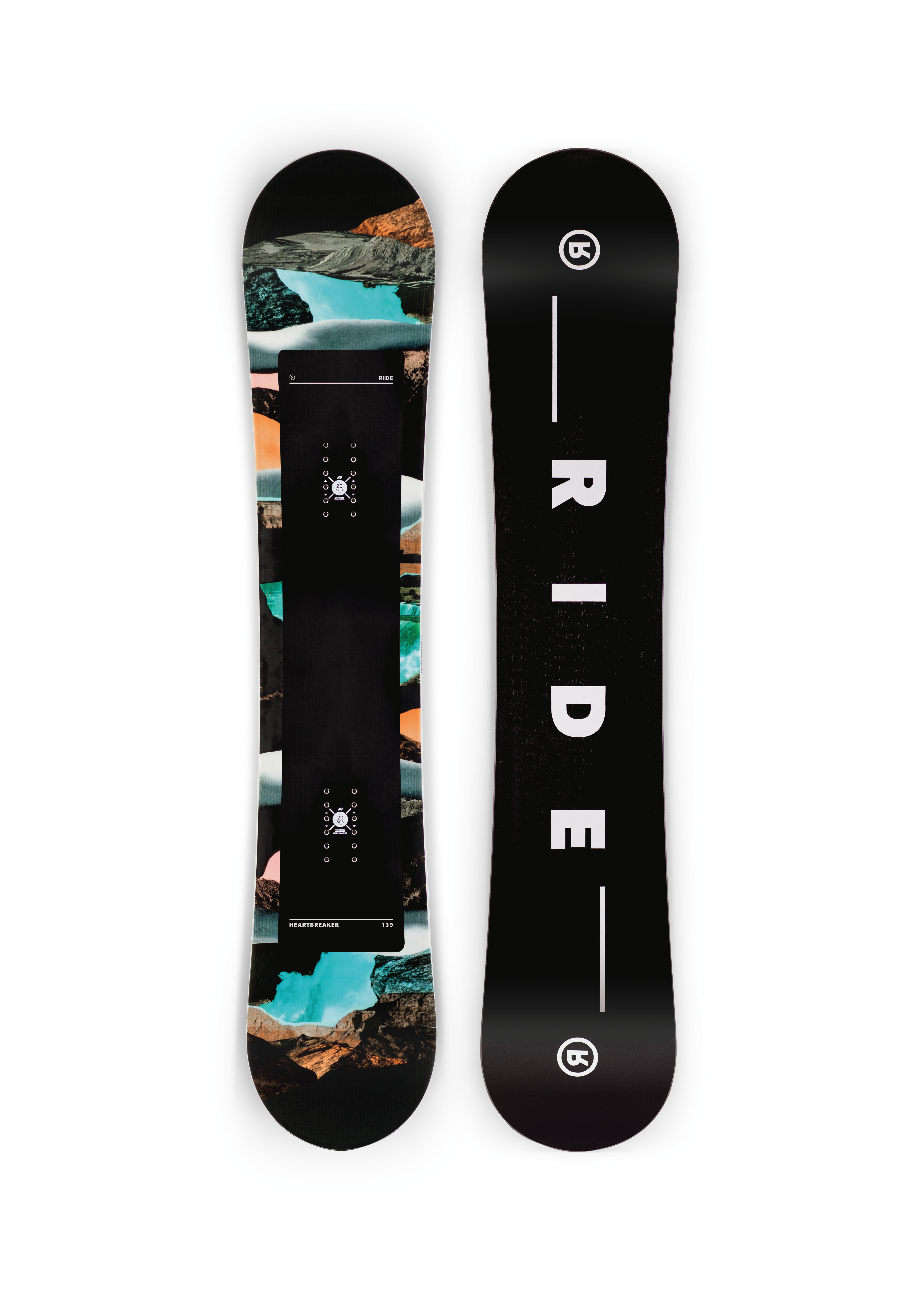 Ride Heartbreaker Snowboard Wmn - black (black/white)