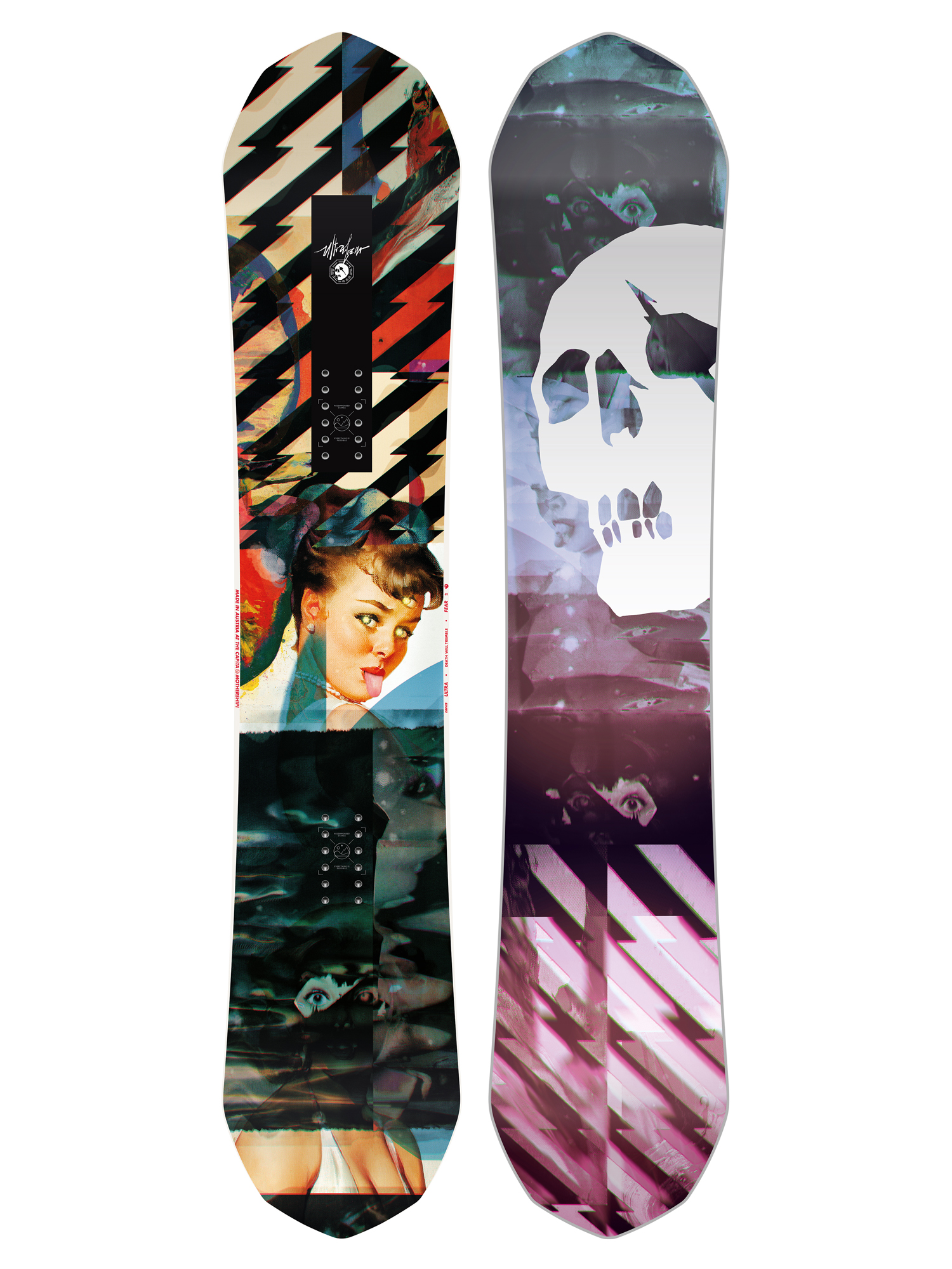 Capita Ultrafear Snowboard - multicolor (multi 1/black/purple/pink)