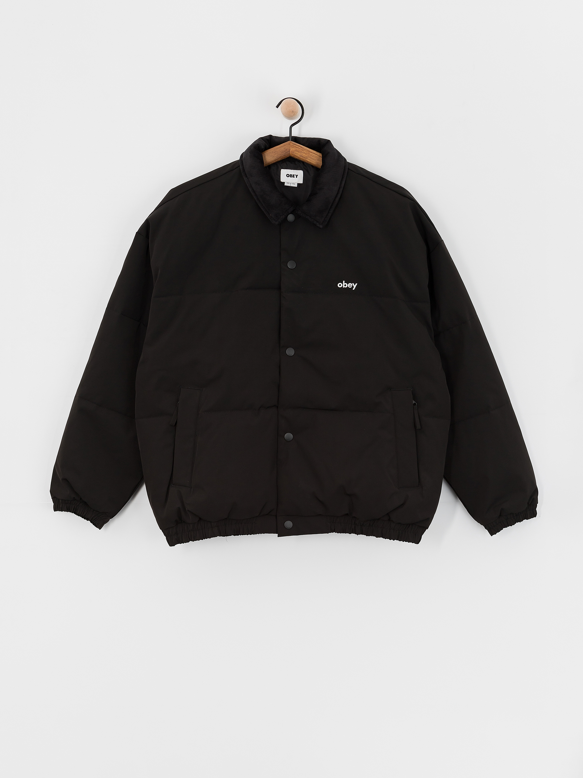OBEY Jacket Whispers - black (black)
