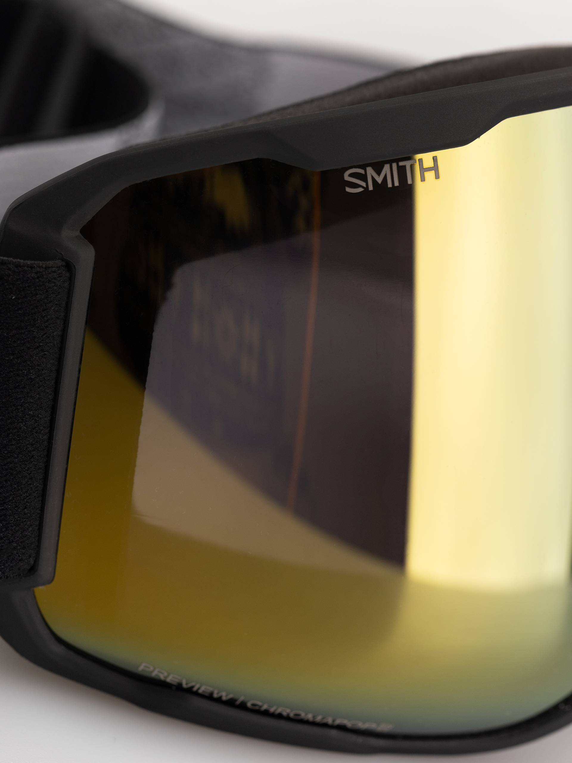 Smith Preview Goggles - black (black/chromapop sun black gold mirror)