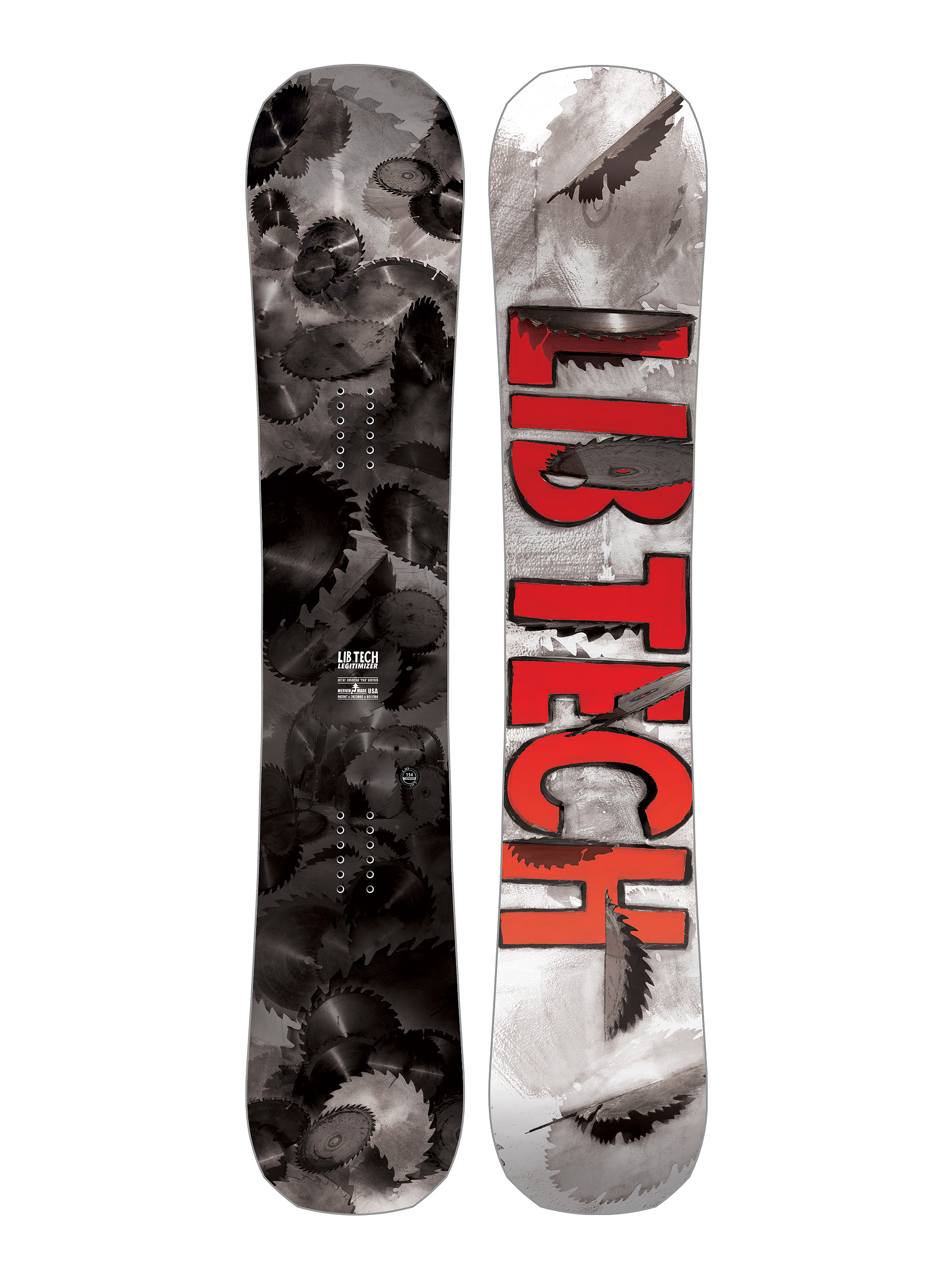 Lib Tech Box Knife Snowboard - multicolor (orange/blue/grey)