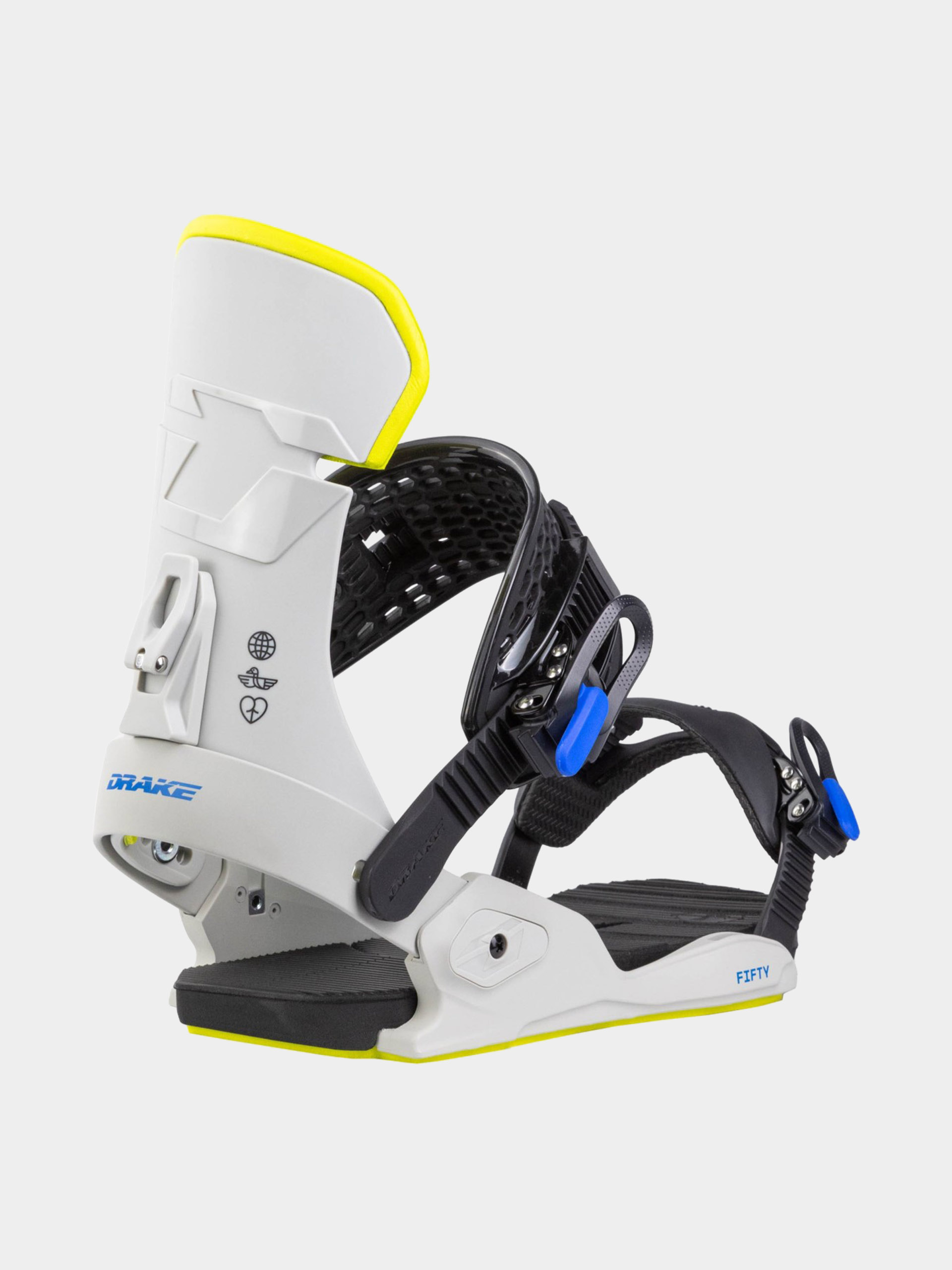 DRAKE FIFTY LTD ビンディング NARDO GRAY M Drake Fifty Snowboard