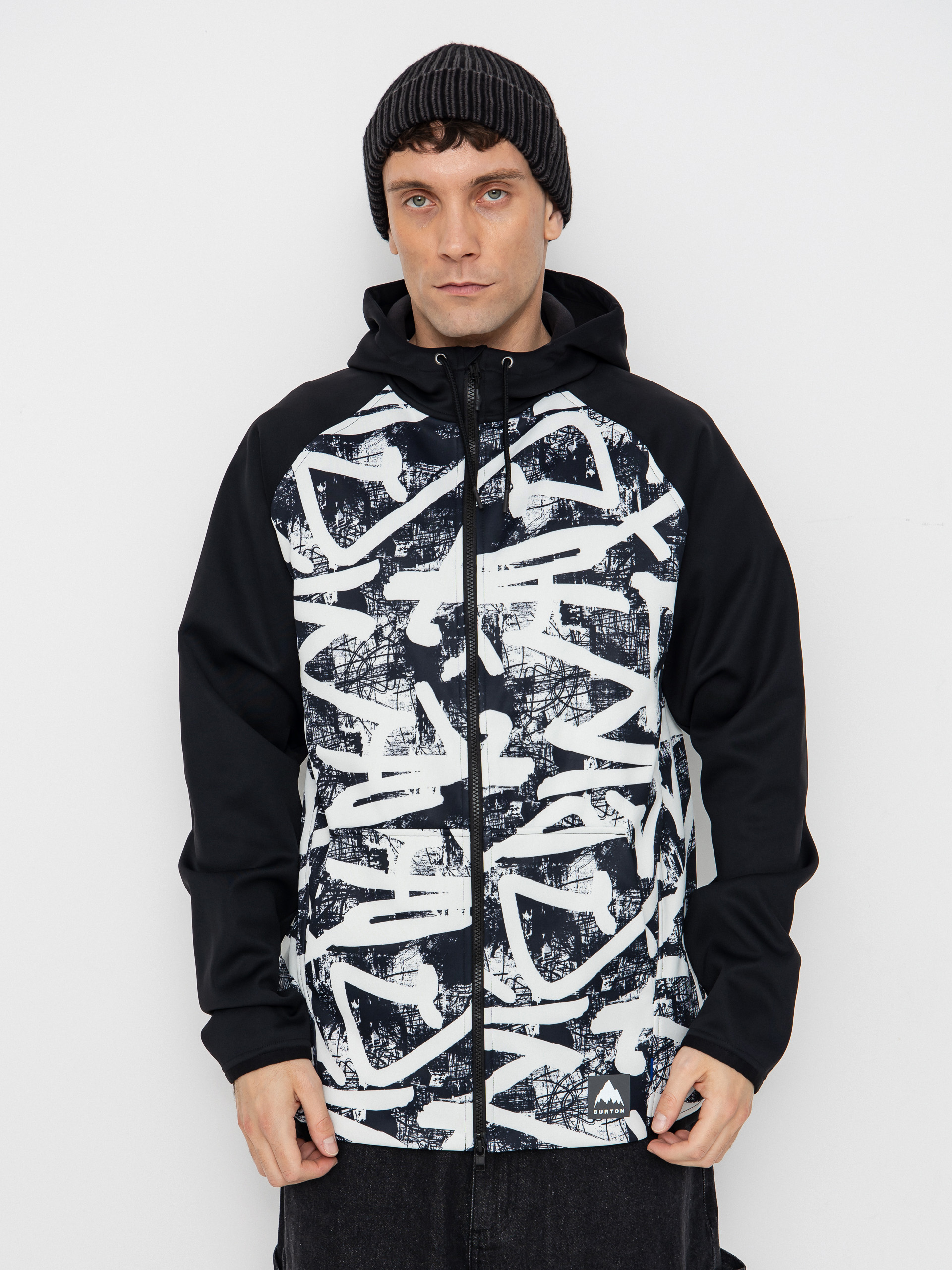 Burton Active sweatshirt Crown ZHD - black, camo (city streets