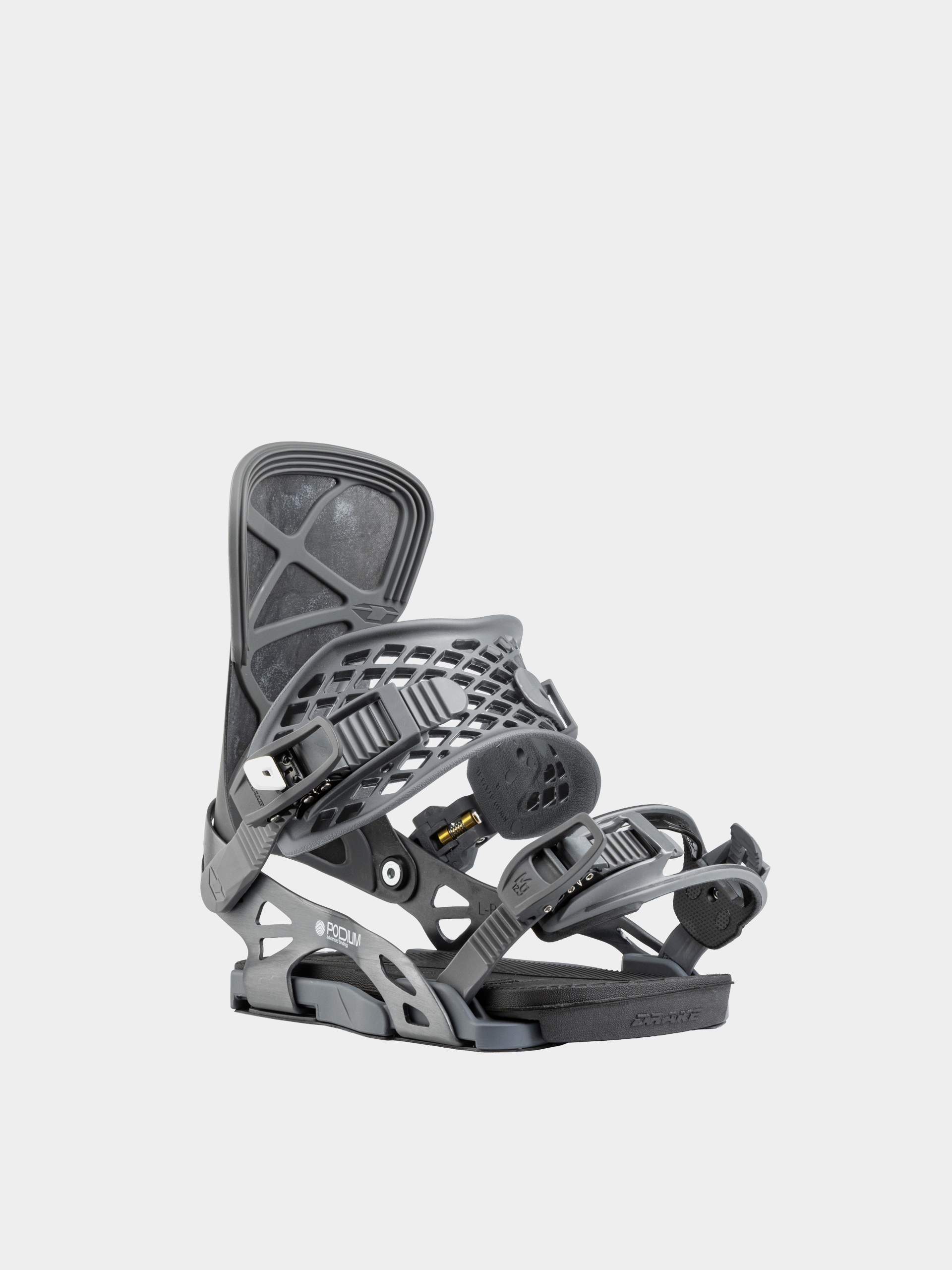 Drake Fifty Snowboard bindings - grey (dark grey/silver)