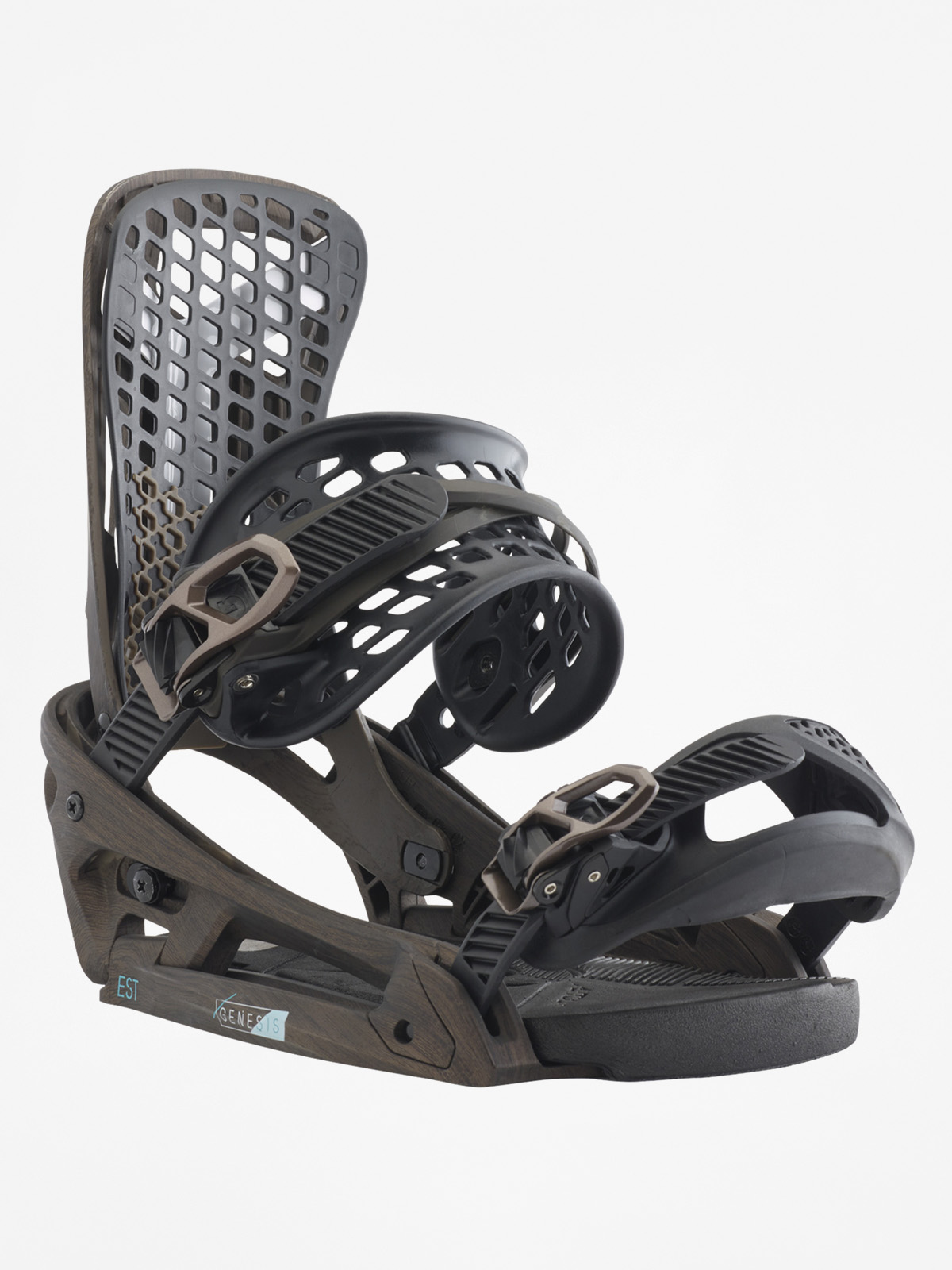 Burton Snowboard bindings Genesis Est - brown (painted wood)