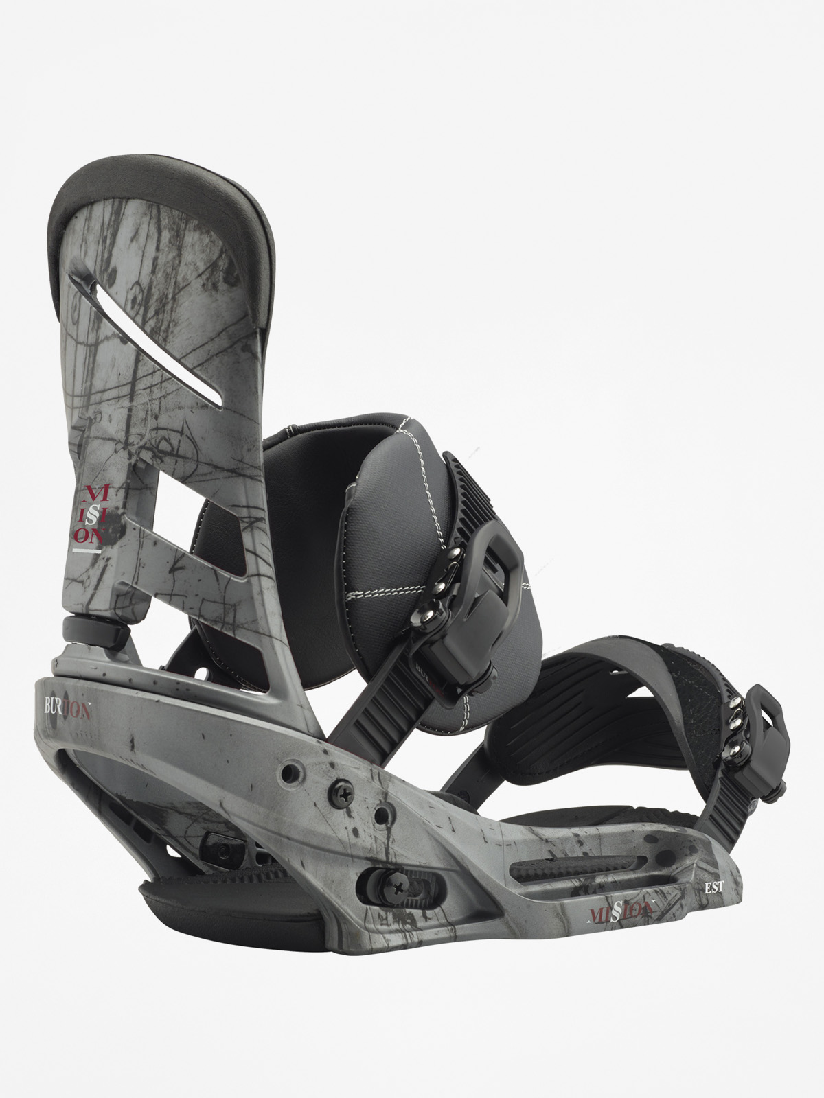 Burton Snowboard bindings Mission Est - grey (evil genius)