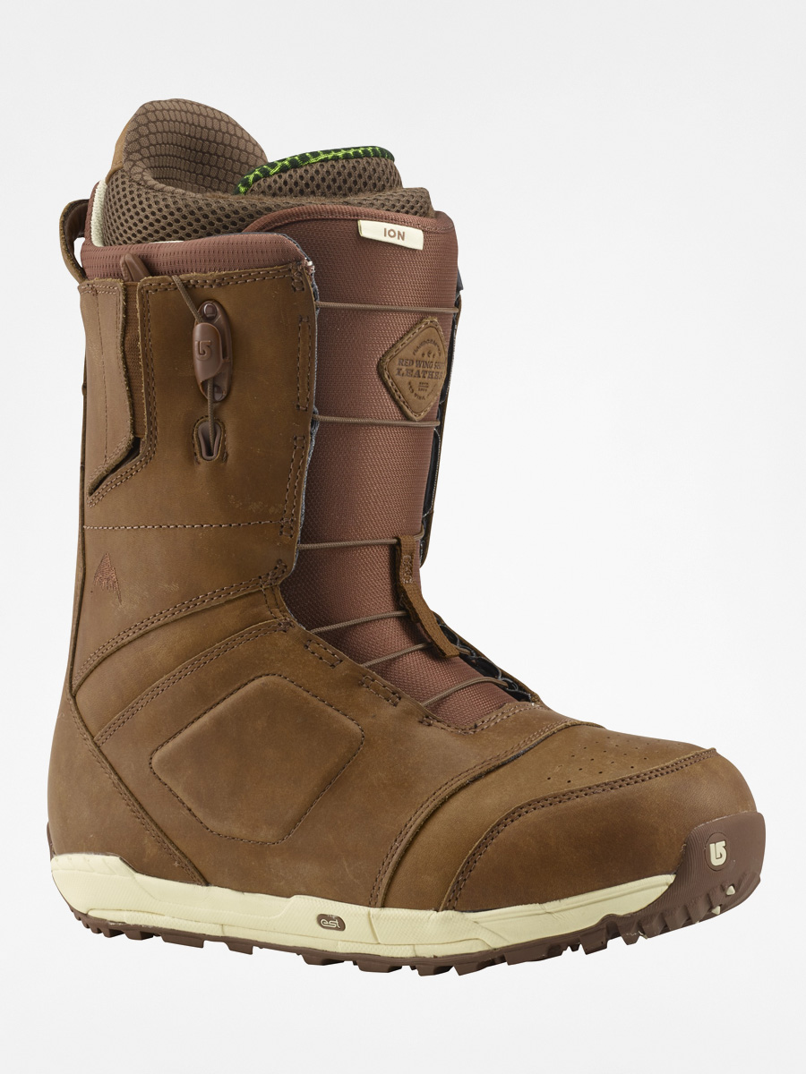Boty na snowboard Burton Ion Leather - hnědá (redwing)